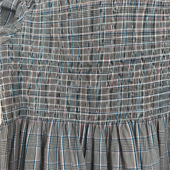 Hill House Gray Plaid Mini Dress - Picture 2 of 7